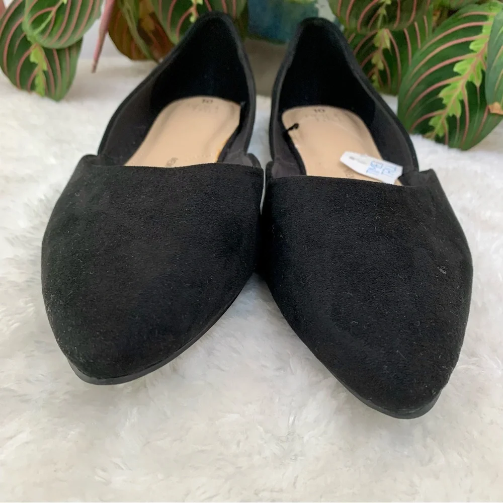 🌸2/$20 NWT Time and Tru Black D’Orsey Flats - Picture 9 of 16